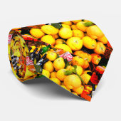 Cravate Mode citron pour hommes (Roulé)