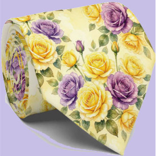 Cravate Mode de printemps Nœud papillon floral pour mari