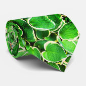 Cravate Mode feuilleté vert printemps (Roulé)