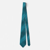 Cravate mode girly bleu Alligator cuir (Devant)