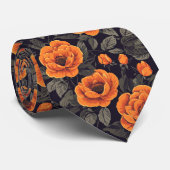 Cravate Mode masculine classique Rose Floral (Roulé)