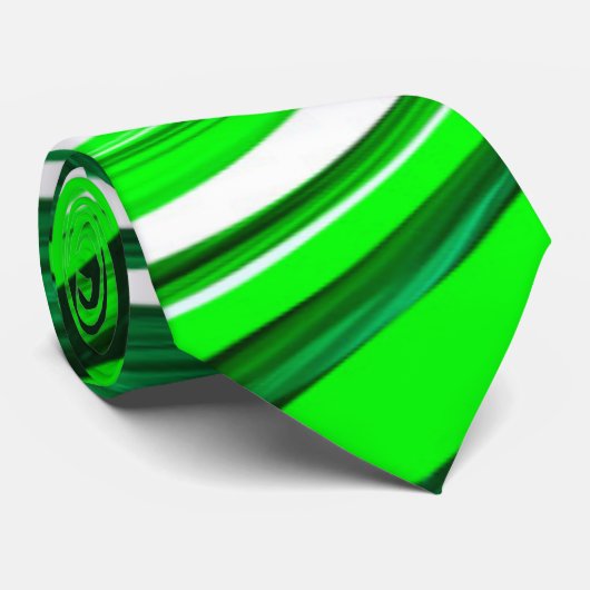 Cravate Mode mélange vert (Roulé)