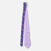 Cravate Mode violette fantaisie (Dos)