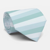 Cravate Modèle à rayures tendance Pastel Bleu clair Vert c (Roulé)