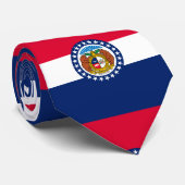 Cravate Modèle de drapeau d'État du Missouri (Roulé)