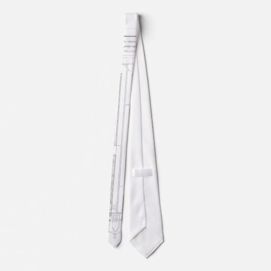 Cravate Modèle de phare d'Absecon (Dos)