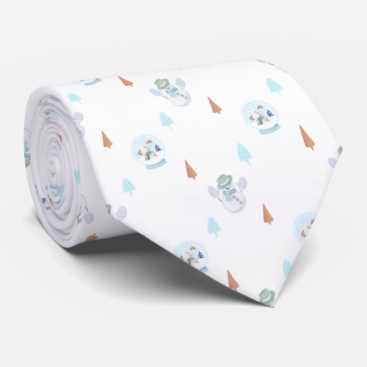 Cravate Modèle de Schneemann (Roulé)