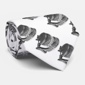 Cravate Modèle dentaire antique Photo Imprimée Oddity Neck (Roulé)