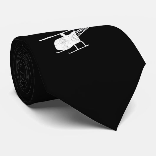 Cravate Modèle d'hélicoptère - équipage pilote (Roulé)