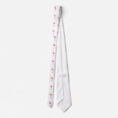 Cravate Modèle Flamingo rose simple (Dos)