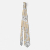 Cravate Modèle floral (Dos)
