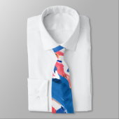 Cravate Modèle floral Abstrait (Attaché)
