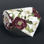 Cravate Modèle floral Bourgogne<br><div class="desc">Ajoutez une touche sophistiquée à votre tenue avec cette cravate à col orné d'un magnifique motif floral bordeaux. Parfait pour les mariages, les événements formels ou l'élégance quotidienne, il élève chaque regard avec son charme intemporel. Idéal pour faire un cadeau ou ajouter de l'air à votre garde-robe.</div>