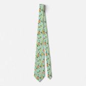 Cravate Modèle floral de printemps (Devant)