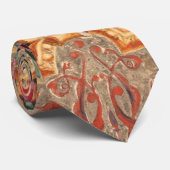 Cravate Modèle Floral Français Antique (Roulé)