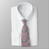 Cravate Modèle floral moderne Forme (Attaché)