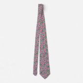 Cravate Modèle floral moderne Forme (Dos)