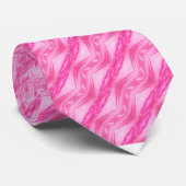 Cravate Modèle floral rose (Roulé)