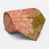 Cravate Modèle floral rose kimono (Roulé)