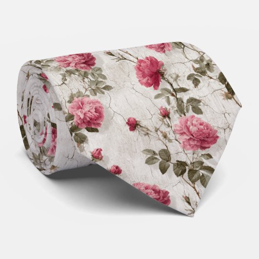 Cravate Modèle Inspiré de William Morris (Roulé)