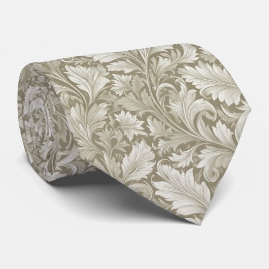 Cravate Modèle Inspiré de William Morris (Roulé)