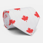Cravate Modèle Knit Maple Leaf Tricot Motif (Roulé)