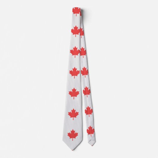 Cravate Modèle Knit Maple Leaf Tricot Motif (Devant)