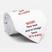 Cravate Modèle personnalisable (Roulé)