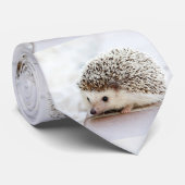 Cravate Modèle photo mignon de hérisson de bébé (Roulé)