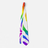 Cravate Modèle Rainbow Zebra (Dos)