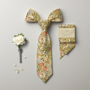 Cravate Modèle Vintage William Morris Golden Lily