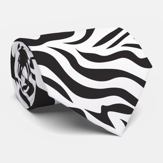 Cravate Modèle Zèbre (Roulé)