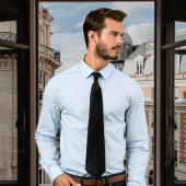 Cravate Modern Black Tie - Elegant and Simple Design