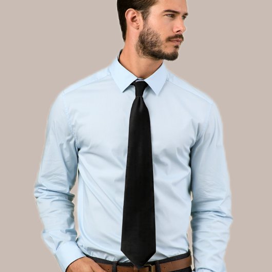 Cravate Modern Black Tie - Elegant and Simple Design