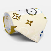 Cravate modern blue camouflage (Roulé)