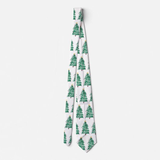 Cravate Modern Christmas Tree Neck Ties (Dos)