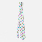 Cravate Modern Colorful Chic Polka Dots (Dos)