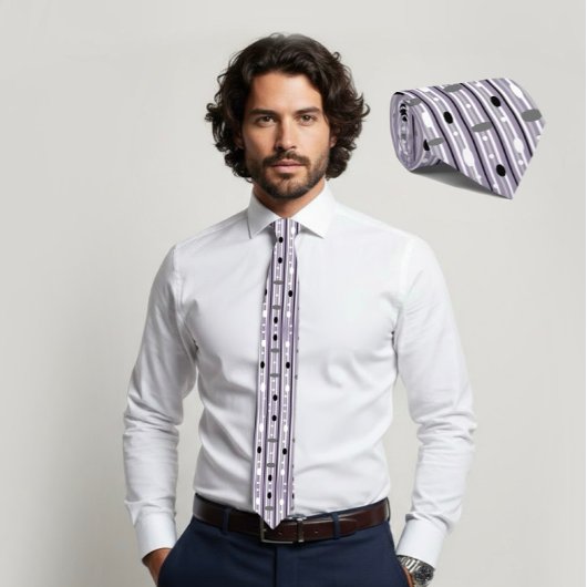 Cravate Modern geometric