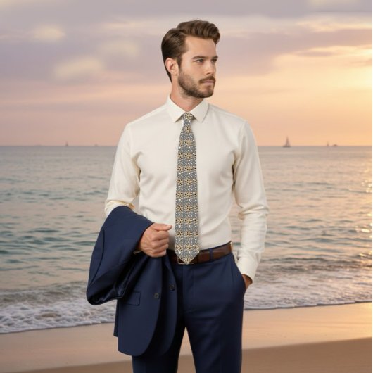 Cravate Modern geometric