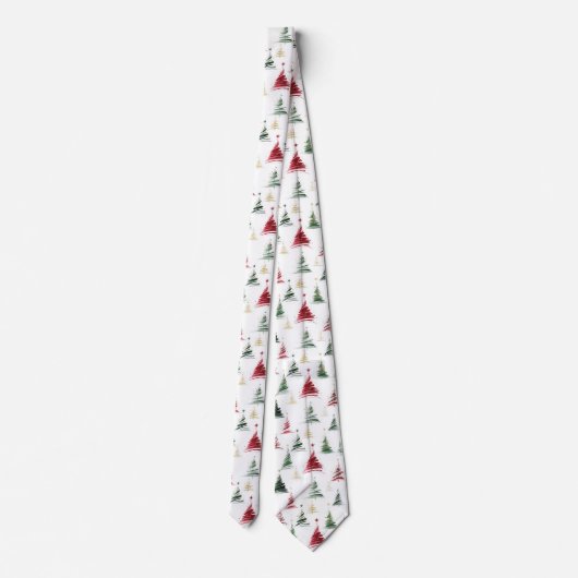 Cravate Modern Minimalist Christmas Tree Neck tie (Dos)