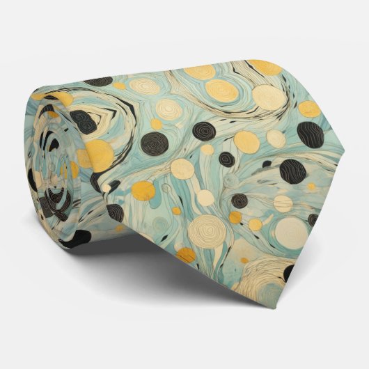Cravate Moderne Abstrait (Roulé)