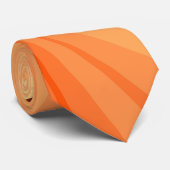 Cravate Moderne Abstrait Orange Rouge Vanille Graphique Fr (Roulé)