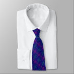 Cravate moderne bleu violet<br><div class="desc">Cravate moderne violet bleu - Design par MIGNED</div>