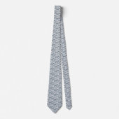 Cravate Moderne Classique – Texture Diamant Bleu Minuit (Devant)