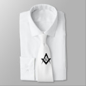 Cravate moderne de carré et de boussole (Attaché)