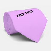CRAVATE MODERNE ÉDITABLE SIMPLE MAUVE IMAGE MODÈLE TEXTE (Roulé)