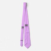 CRAVATE MODERNE ÉDITABLE SIMPLE MAUVE IMAGE MODÈLE TEXTE (Dos)