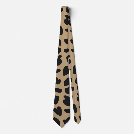 Cravate Moderne élégant Motif Leopard tendance (Devant)