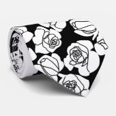 cravate moderne et graphique ou ceinture florale (Roulé)