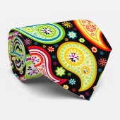 Cravate Moderne Motif-diamant Paisley (Roulé)